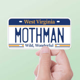 Mothman West Virginia License Plate Sticker