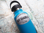 Mount Diablo State Park California White Oval Sticker - 3" on Hydroflask