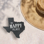 My Happy Place Texas Sticker