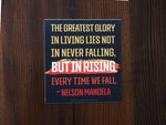 Nelson Mandela Quote Sticker