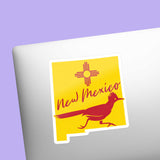 Roadrunner New Mexico Flag Sticker