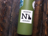 Square North Idaho Sticker for Hydroflask