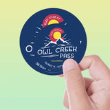 Owl Creek Pass Colorado Stickers