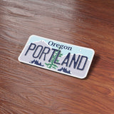 Portland Oregon License Plate Sticker
