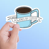 Powered by Coffee Sticker