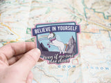 Believe in Yourself Cryptid Pack -Set of 5 Vinyl Stickers
