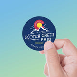 Scotch Creek Pass Colorado Stickers