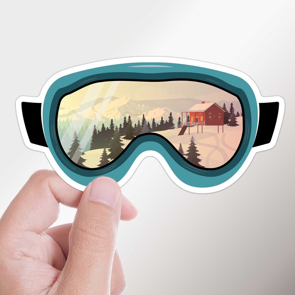 Ski Goggles Winter Sports Bumper Sticker – Sentinel Supply