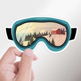 Ski Goggles Winter Sports Bumper Sticker