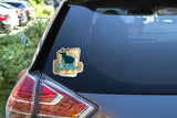 Spokane Garbage Goat Bumper Sticker on Car