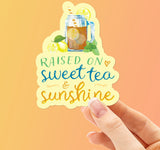Sweet Tea & Sunshine Sticker