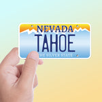 Lake Tahoe Nevada License Plate Sticker