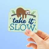 Take It Slow Sloth Magnet