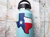 Texas Flag Bumper Sticker for Hydroflask