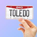 Toledo Ohio License Plate Sticker