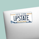 Upstate New York License Plate Sticker