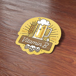 Vitamin B Beer Sticker