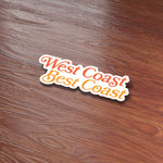 West Coast Best Coast Sticker