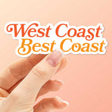 West Coast Best Coast Sticker