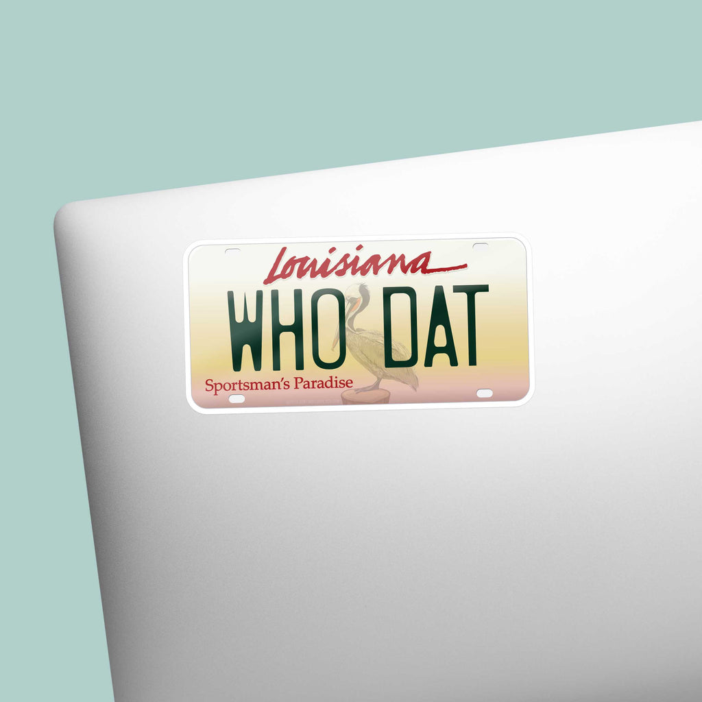Who Dat Louisiana Bumper Sticker – Sentinel Supply