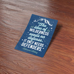 Wilderness Defenders Edward Abbey Quote Sticker