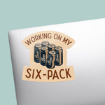 Working on My 6 Pack Beer Sticker