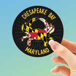 Chesapeake Bay Maryland Crab Sticker