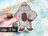 Confident Bigfoot Die Cut Sticker - Large
