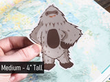Confident Bigfoot Die Cut Sticker - Medium