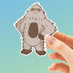 Confident Bigfoot Die Cut Sticker