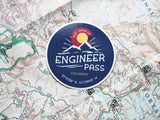 Engineer Pass Colorado Sticker - 3" Large