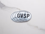 Goblin Valley Utah White Oval Bumper Sticker