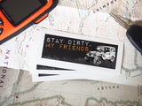 Stay Dirty Land Cruiser FJ40 Stickers