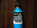 Lets Go Mobile Jeep Sticker on Hydroflask