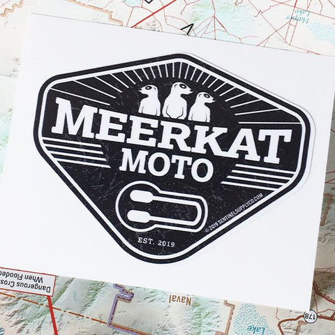 Meerkat Moto BMW Headlight Sticker