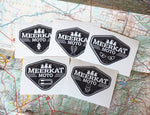 Meerkat Moto Headlight Sticker Set 