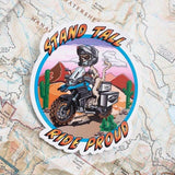 Meerkat Moto Desert Artwork Sticker