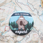 Social Distancing Sasquatch 2.25" Button