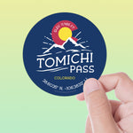 Tomichi Pass Colorado Sticker