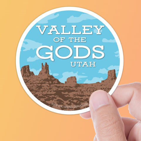 Valley Signs Sticker Valley of the Gods Utah Bumper Sticker - 3
